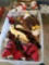 Huge Box of Holiday Birds including Clip-on Figures, Real Feather tails