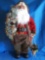 VERY NICE Large 3 Ft. Tall Hardbodied Father Christmas Figure with Tree