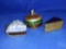 (3) Blown Glass OLD WORLD CHRISTMAS ORNAMENTS Burger, pie, cheese
