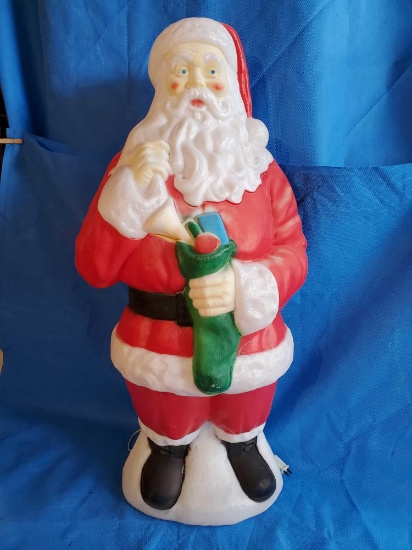 Tall, Vintage 41" Santa Blow Mold, lighted