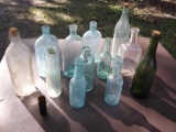 grouping of awesome old bottles including fellows syrup of hypophosphites