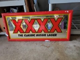 vintage Bar advertising framed Art, XXXX Aussie Lager