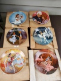 (6) IN BOX, The Nutcracker Ballet Plates Collection, artist Shell Fisher Made by Viletta Co