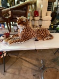 Amazing! Imposing! 4 ft long plush Leopard