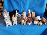 very Clean, nice quality Stuffed animals - Dogs, Cats, Wolf, Lamb, and much more