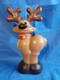 Vintage Made in USA Reindeer Blow Mold