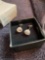 Solitaire CZ Stud earrings by Avon in box