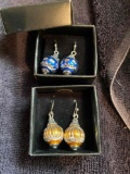 2 New box sets of Beautiful Avon ornament earrings
