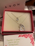 Mother and Daughter Heart Necklace set in box