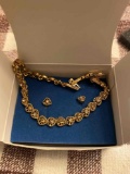 Vintage Heart Bracelet and Earring Gift Set