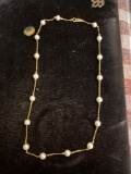 K18 Gold and Pearl necklace