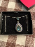Beautiful Fancy Affair Blue Necklace new in box