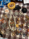Large lot of vintage Fashion Jewelry