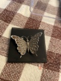 Beau Sterling Butterfly Pin