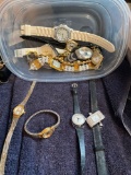 Large lot of fashion watches including Timex