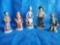 Bisque Porcelain figurine grouping including WIW Korea