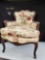 Very vintage floral Victorian style arm chair