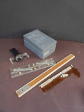 Array of measuring devices including metal box