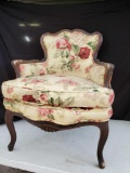Very vintage floral Victorian style arm chair