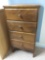 Petit 4 Drawer Wood Dresser