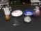 Grouping of Small Items Including Portmeirion China in Baldwin brass