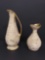 Pair of beautiful sharp textured golden pitcher /vase