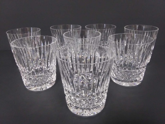 (8) 3.5" WATERFORD CRYSTAL Low Ball Rocks
