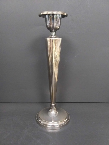 Sterling Silver Candlestick, marked, 468 grams
