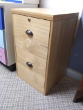 2 Drawer Wood-look file cabinet