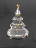 SWAROVSKY CRYSTAL Christmas Tree Figurine