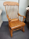 Fabulous Antique, handmaid, rocking chair with padding