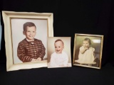 3 Vintage original Golden Age color photographs - Children