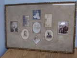 #1 Framed and Matted Genealogical Tribute to family tree, with lineage history on rear