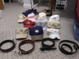 Belts, Hats, Shoes Including DUCKS UNLIMITED AND LL BEAN