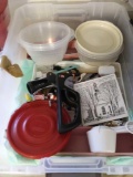 Tray of Kitchen and Entertaining Items