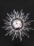 Swarovski Crystal Table Clock Solaris