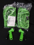 (2) NEW IN BOX flexible hose sets including hose and sprayer