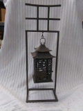 Tall Oriental Style hanging Lantern