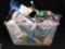 Tote Full of Cleaning Supplies