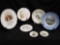 (6) Collectible Plates, Christmas 1970s, mothers, Robin, birds