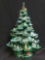3 Pc Atlantic Mold Ceramic Christmas Tree Music Box