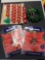 (2) New Holiday Poinsettia Placemats Sets, Advent Calender, and Jingle Wreath