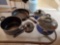 T-Fal pots and pans grouping - 8 pcs