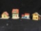 (4) Faller HO Scale Buildings/Structures: Multilevel Buildings