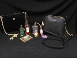 Ladies Lot: 2 Purses Including Tagged Steve Madden and NICE Scents