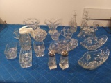 Large Group of Vintage Star of David Pressed Glasss