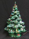 3 Pc Atlantic Mold Ceramic Christmas Tree Music Box