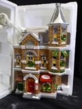 The Original Snow Village, Department 56, Jack's Corner Barber Shop