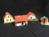 (4) Faller HO Scale Buildings/Structures: