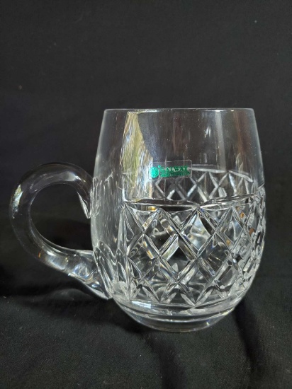 1 (of a pair)Galway Irish Cut Crystal Tankard Mug